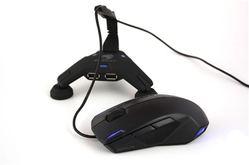 能当USB Hub用！Roccat鼠标固线器新品 HUB 体验评测